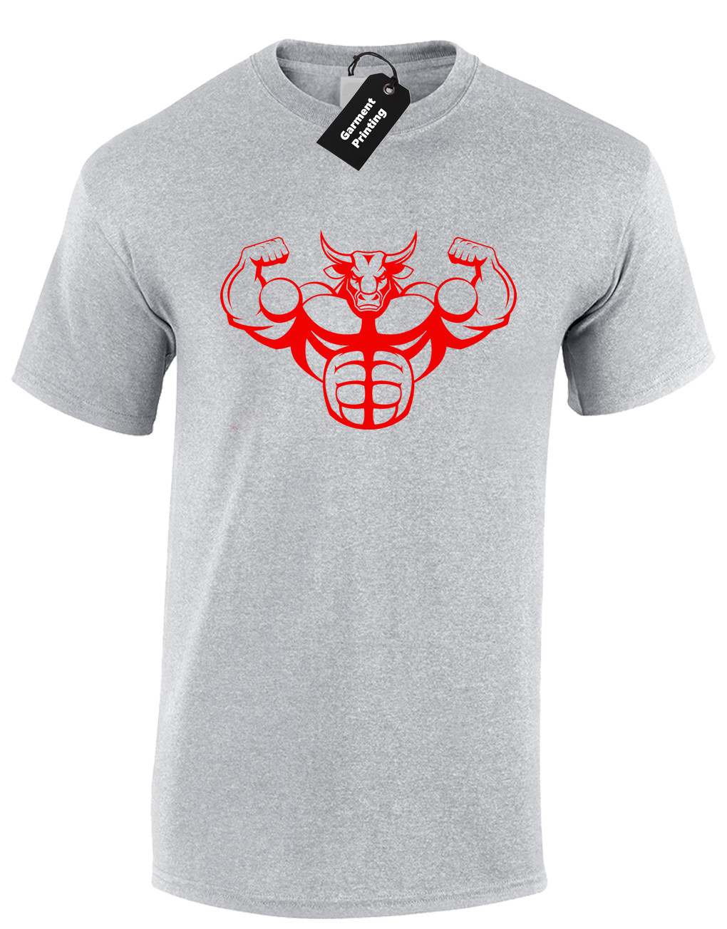 Bodybuilding Bull Weightlifting Workout Muscle Squat Unisex T-Shirt