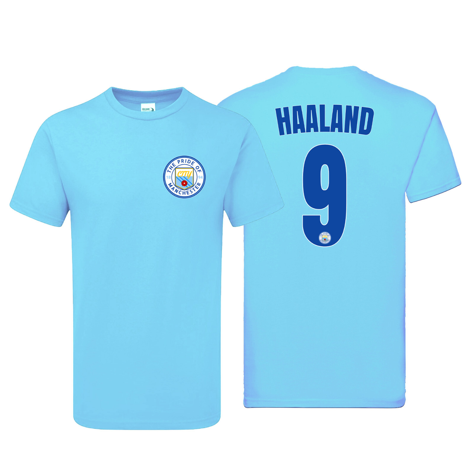 9 HAALAND Kit Style TSHIRT City Pride of Manchester Unofficial Merchandise