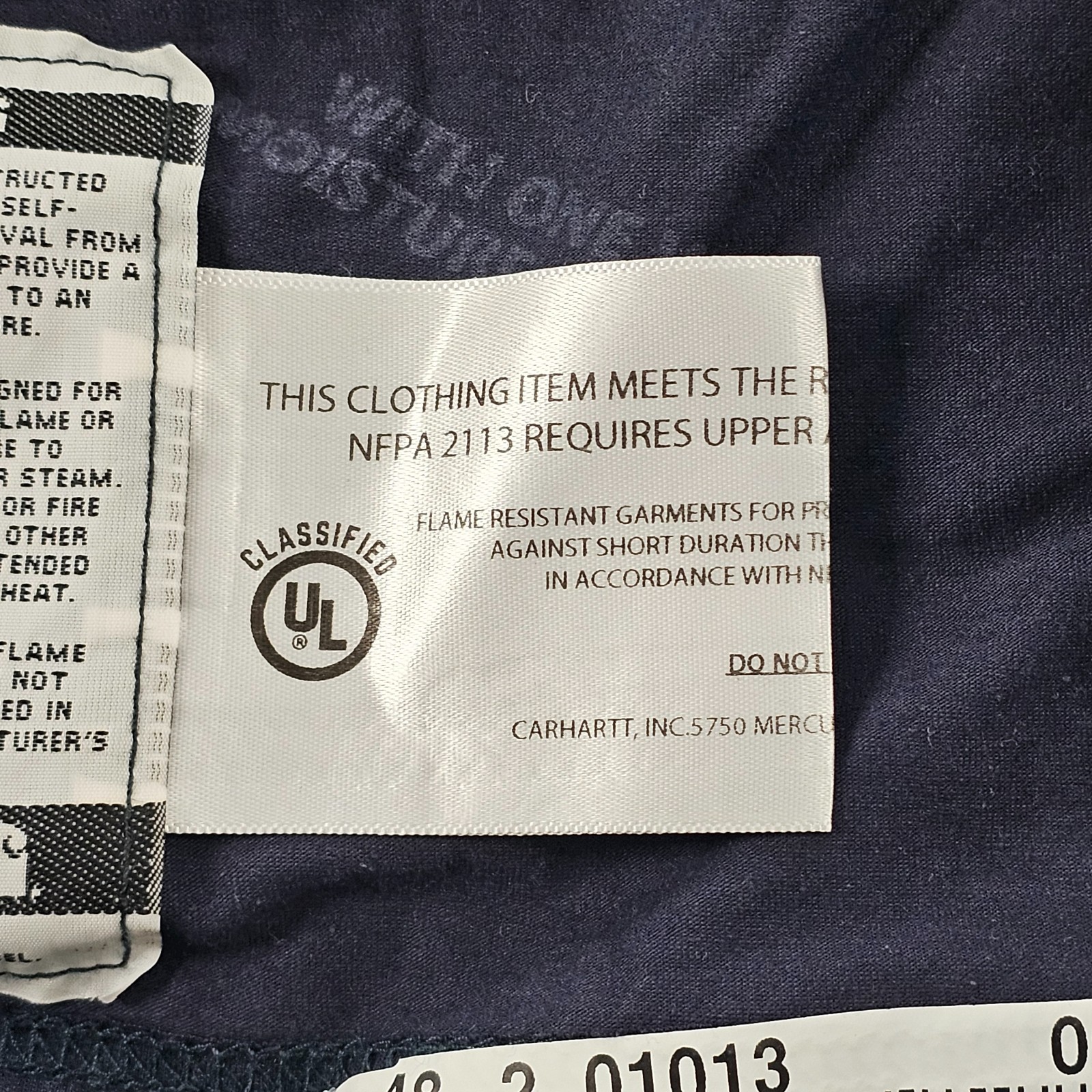 Carhartt Force Blue Short Sleeve Cotton Spandex T-Shirt Men’s M