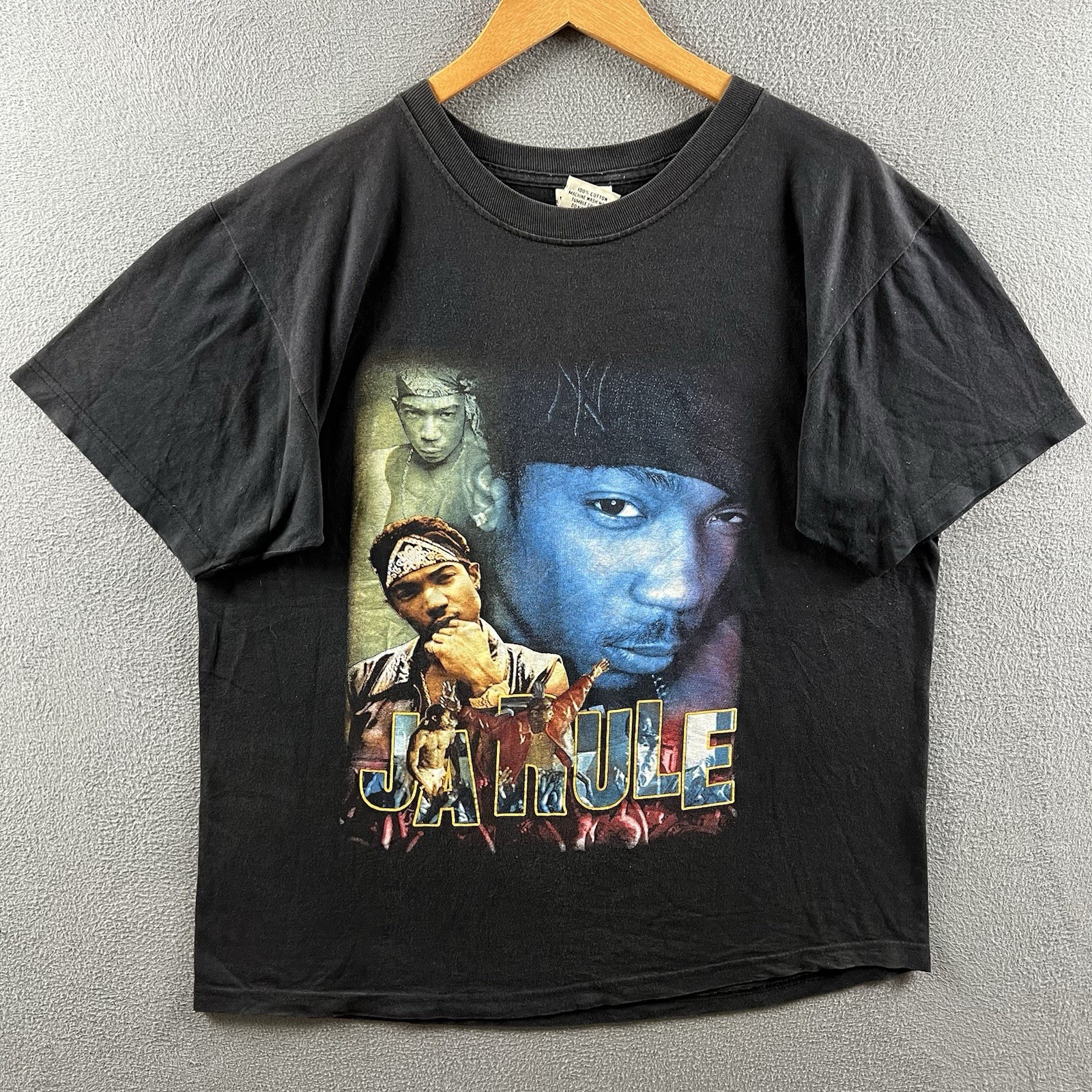 Vintage Ja Rule Shirt Mens Large Black 90s Y2K Hip Hop Rap Tee Put It On Me RARE