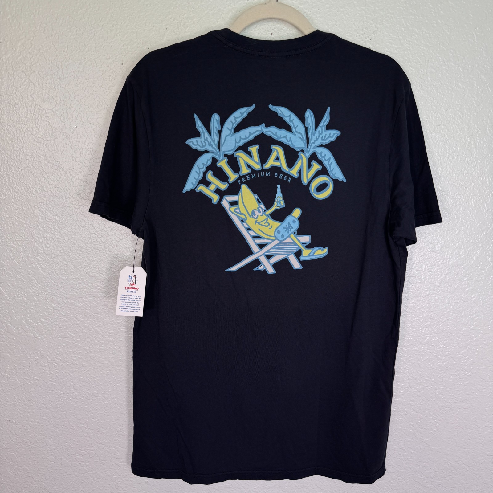 Roark Shirt Mens Small Hinano Off The Clock Graphic Premium Tee Tshirt Surf NEW
