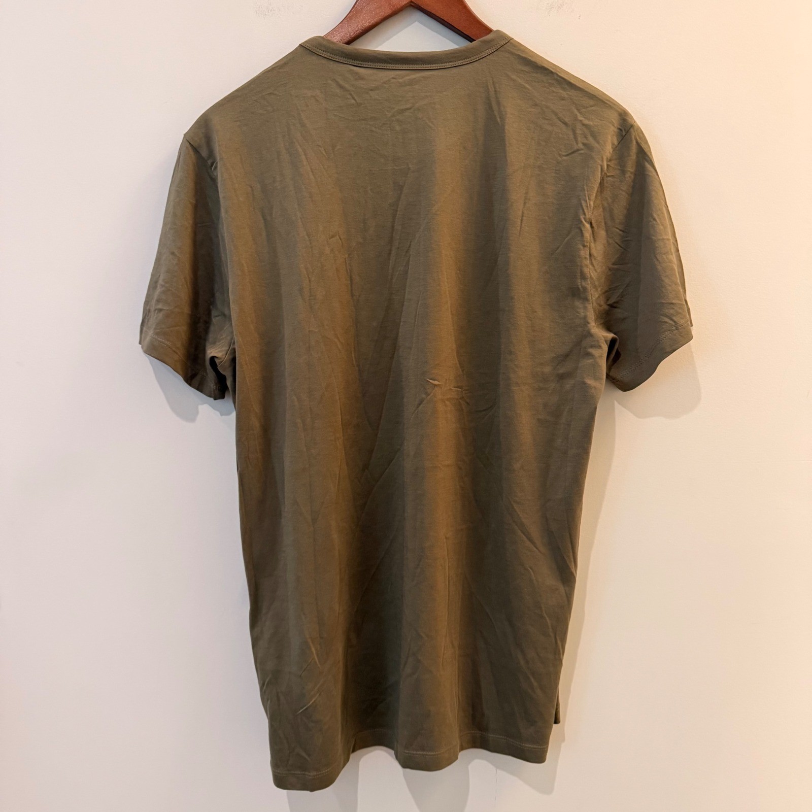 Quince Tee Set 100% Pima Cotton Luxe Touch Long Sleeve Lot of 2 Olive Navy NWOT