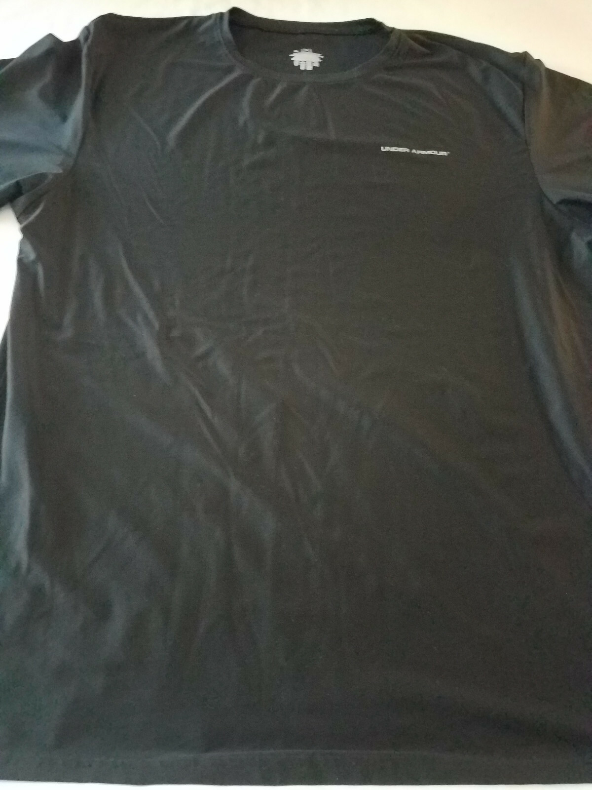 Under Armour Black T-Shirt Short Sleeve Men’s XL Athletic Polyester Elastane