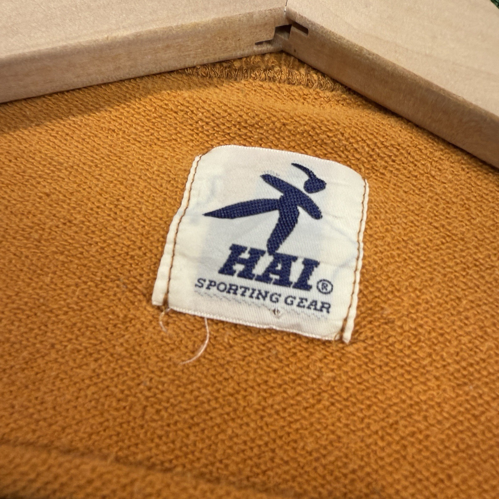 HAI Sporting Gear by Issey Miyake Crewneck Sweatshirt Yellow Utility Pocket L