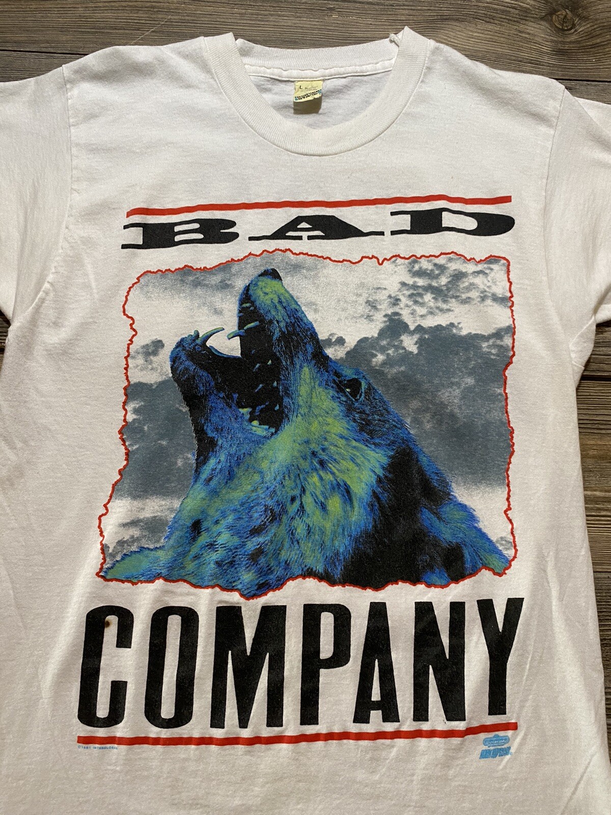 Vintage Bad Company Band T Shirt Holy Water Tour 1991 USA Made Size M Rare