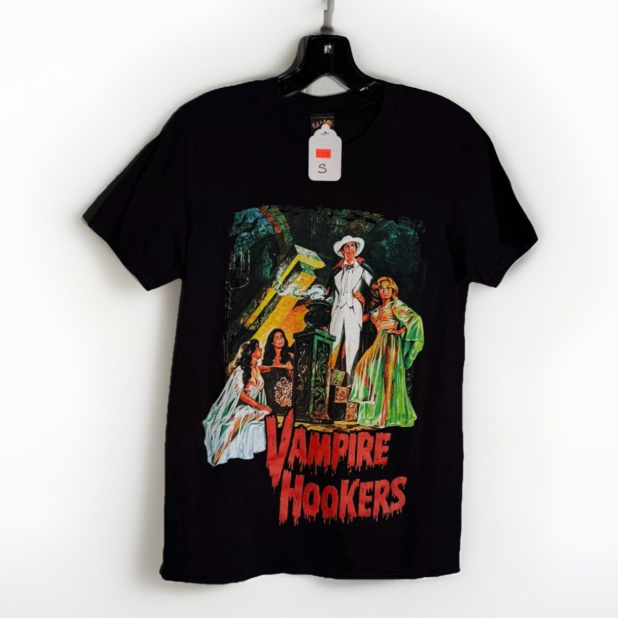 Vampire Hookers T-Shirt Plan 9 Black Size S Cult Horror Movie Tee New w/ Tags