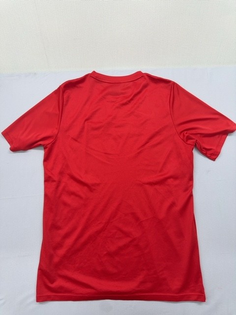 Nike Mens L Red Dri-FIT Soccer Jersey Short Sleeve Mesh