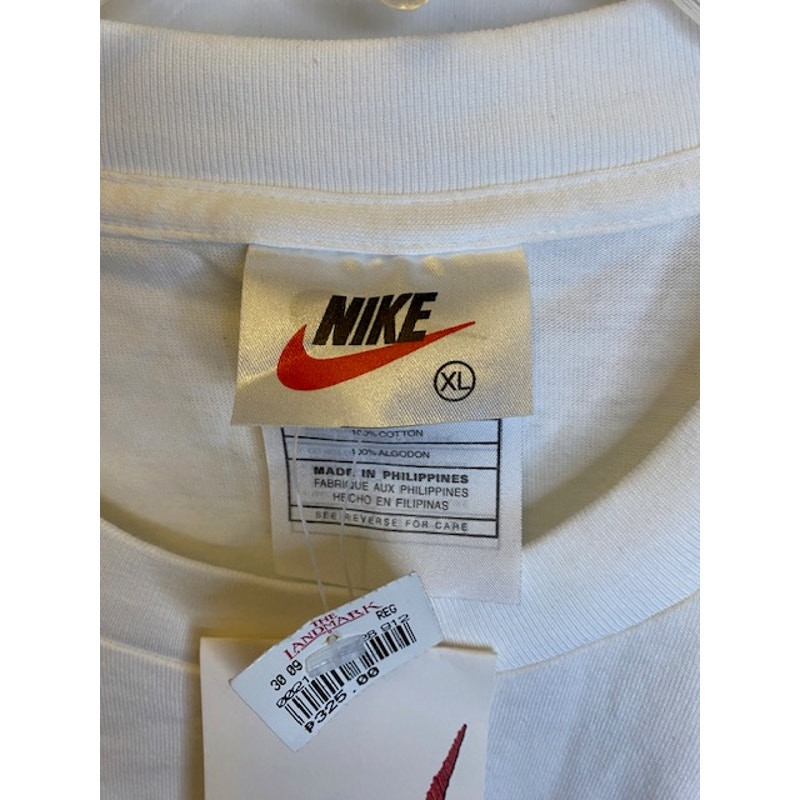 Vintage 90s Nike Running Big Box Logo Tee T-shirt Inspired Designer Size XL