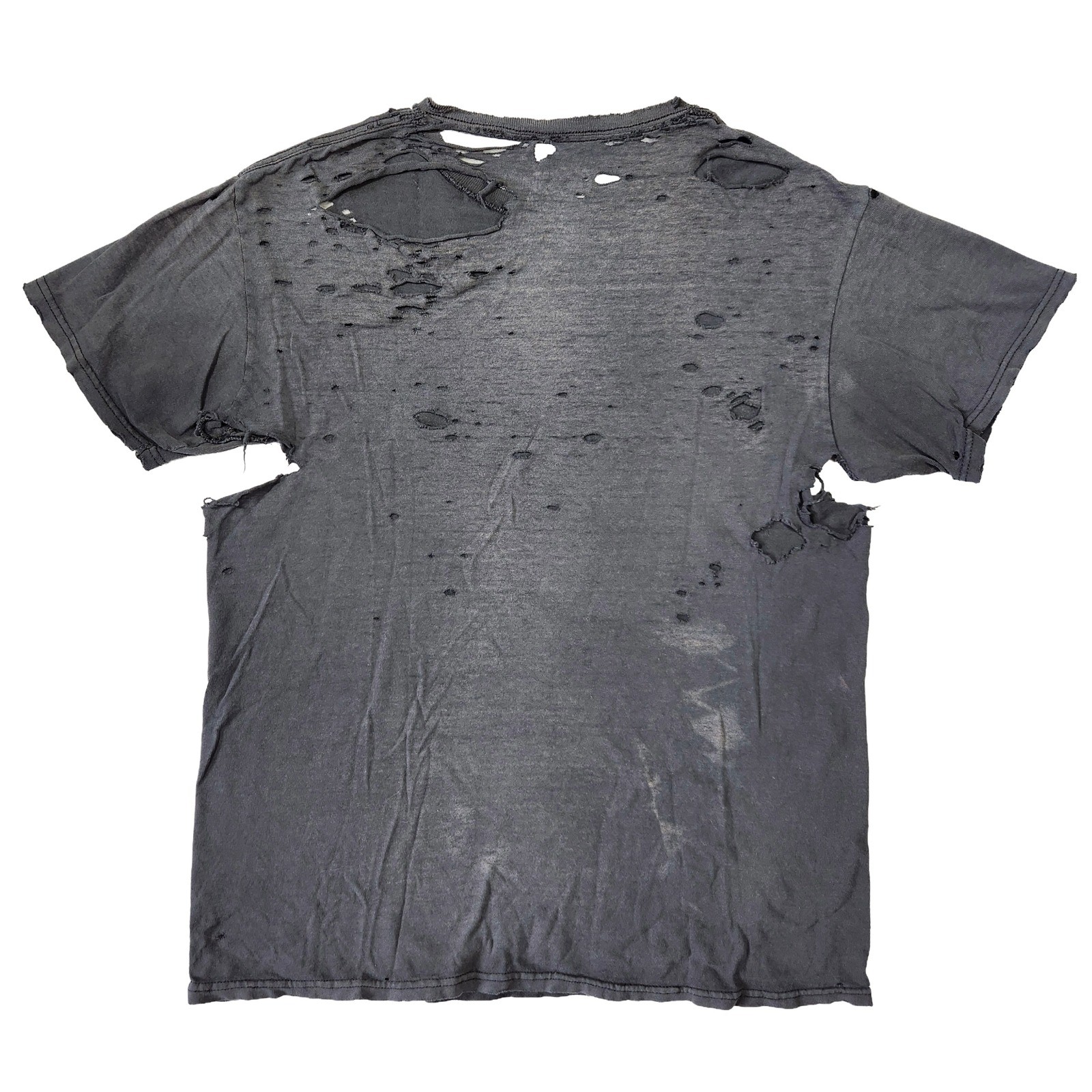 VTG Gas Monkey Garage Thrashed Distressed Gradient Sun Faded Worn WIP Paper Thin
