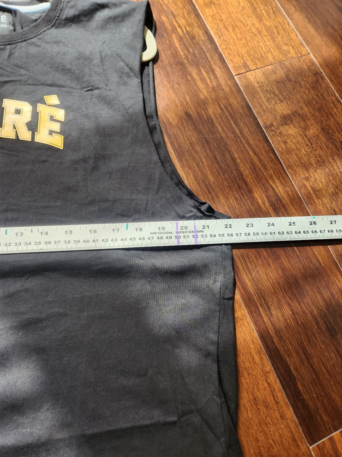 Mens Carre black and yellow muscle tee tank size large streetwear athleisure