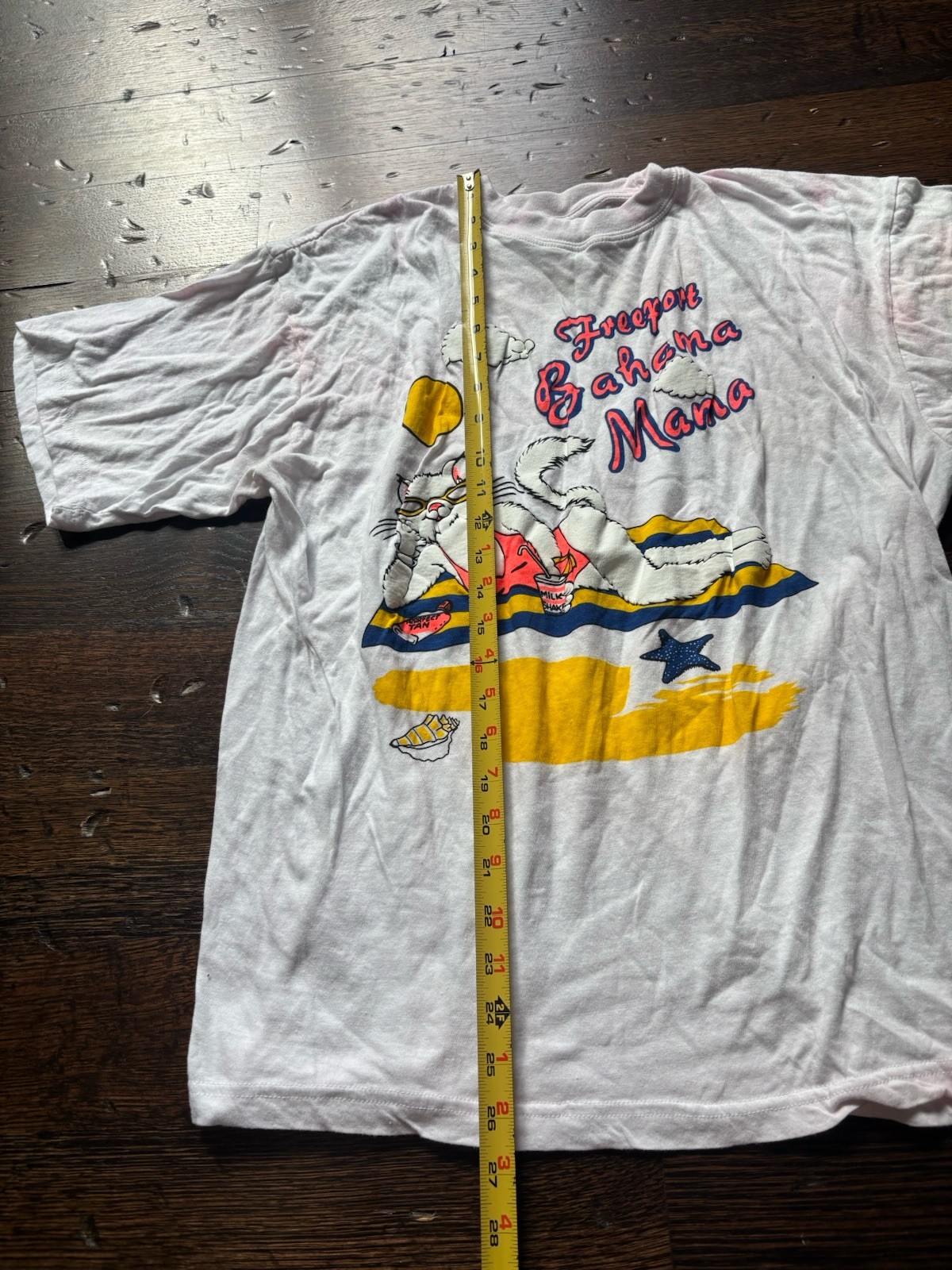 Vintage 90s Bahama Mama Cat Beach Funny Novelty Vacation Souvenir Shirt Sz XXL