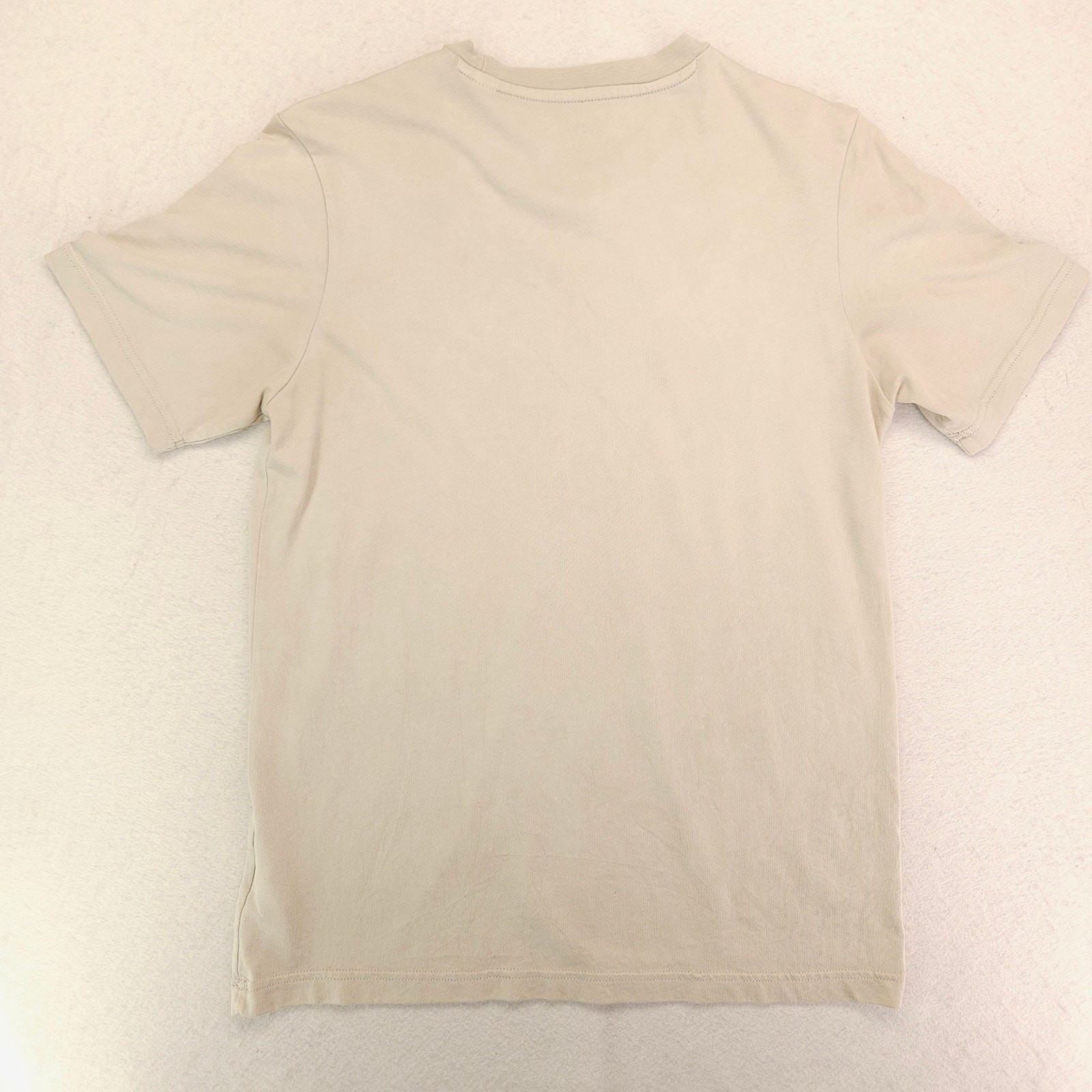 Adidas Casual Crew Neck Short Sleeve Graphic T Shirt Mens Size Small S Tan