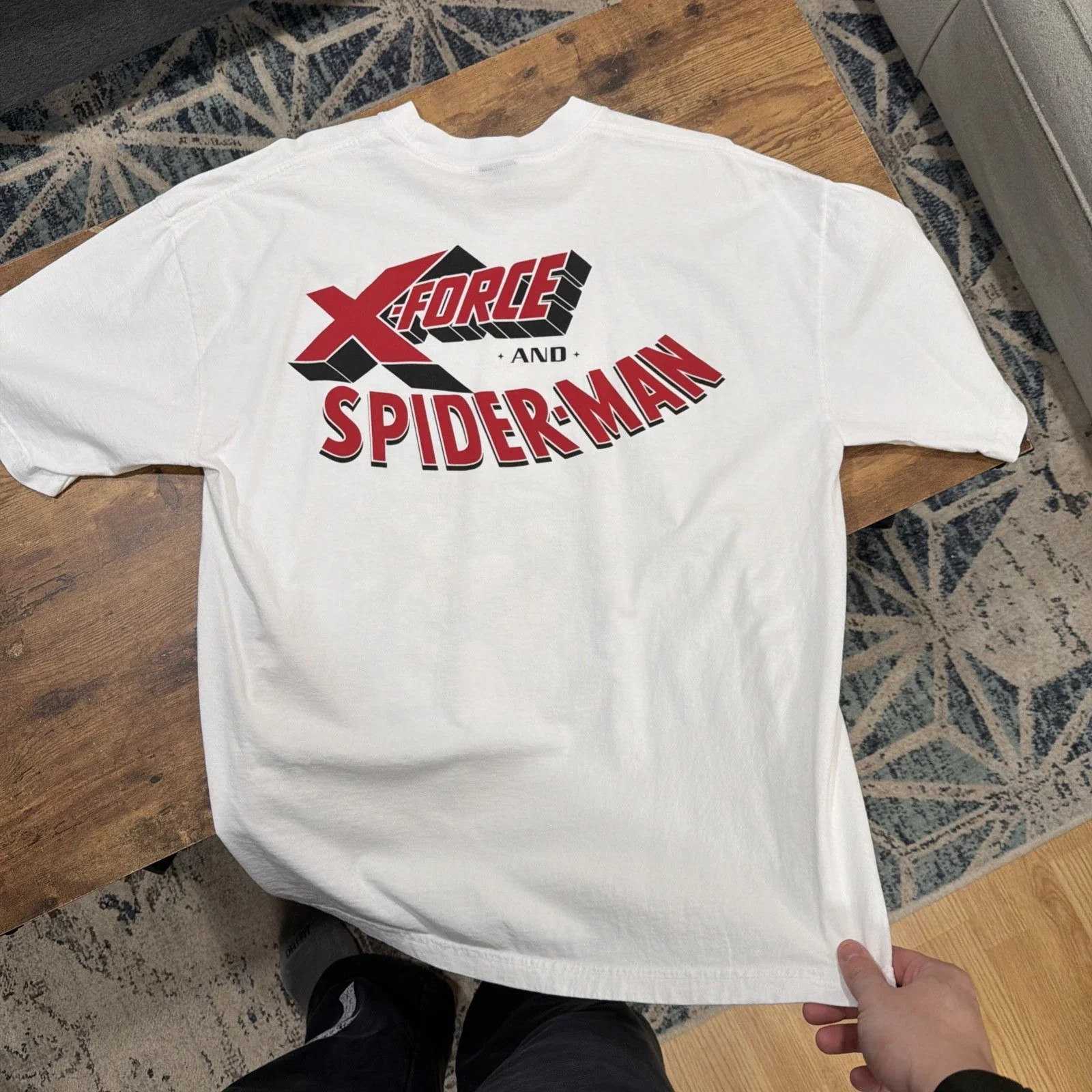 X-Force and Spider-Man – Wolverine, Deadpool, Cable, Spider-Man T-Shirt
