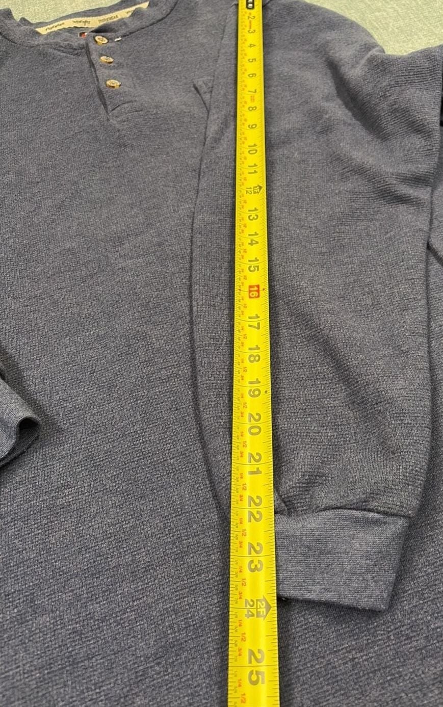 Wrangler Workwear Henley Long Sleeve Shirt 2XL