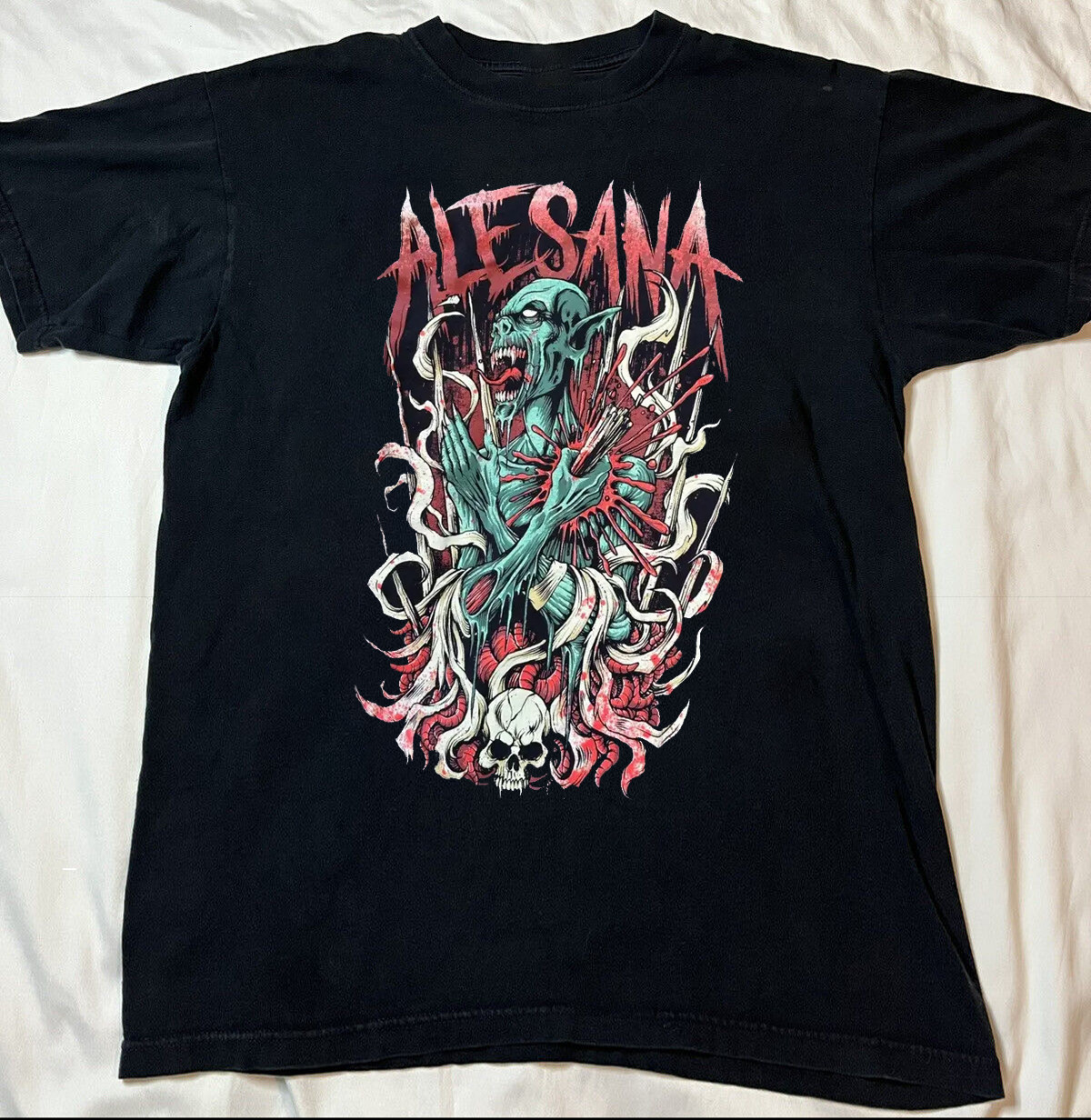 NEW! Alesana Black Cotton All size S-5XL Gift For Fans T-shirt IA143