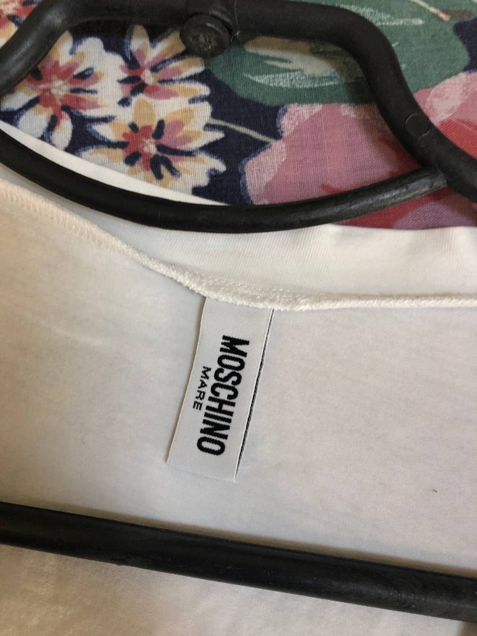 Moschino Couture Big Logo Y2K T Shirt Men White Size XL Designer Tee