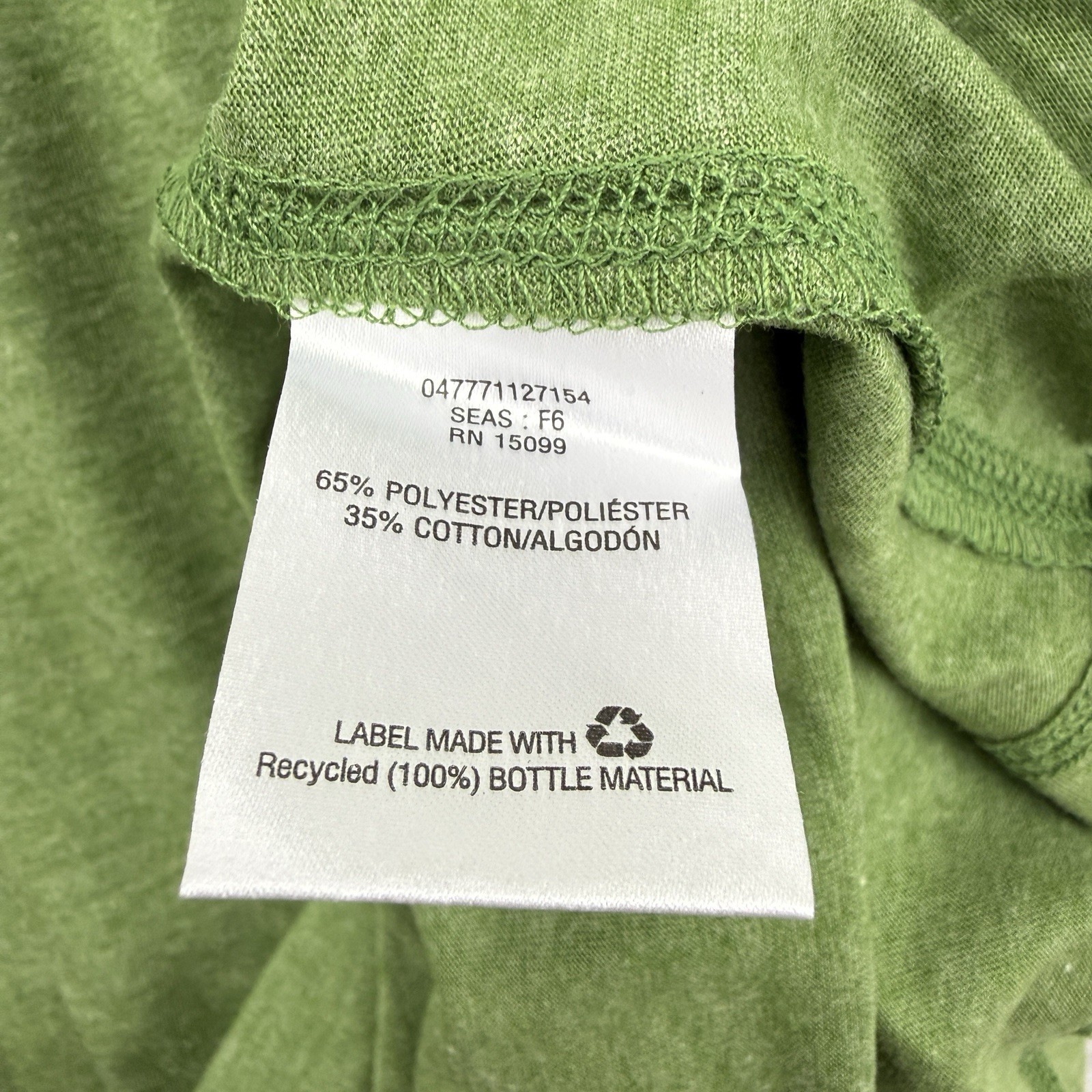 Outdoor Life Shirt Mens XXL Green Long Sleeve Lightweight Stretch Wicking Hiking
