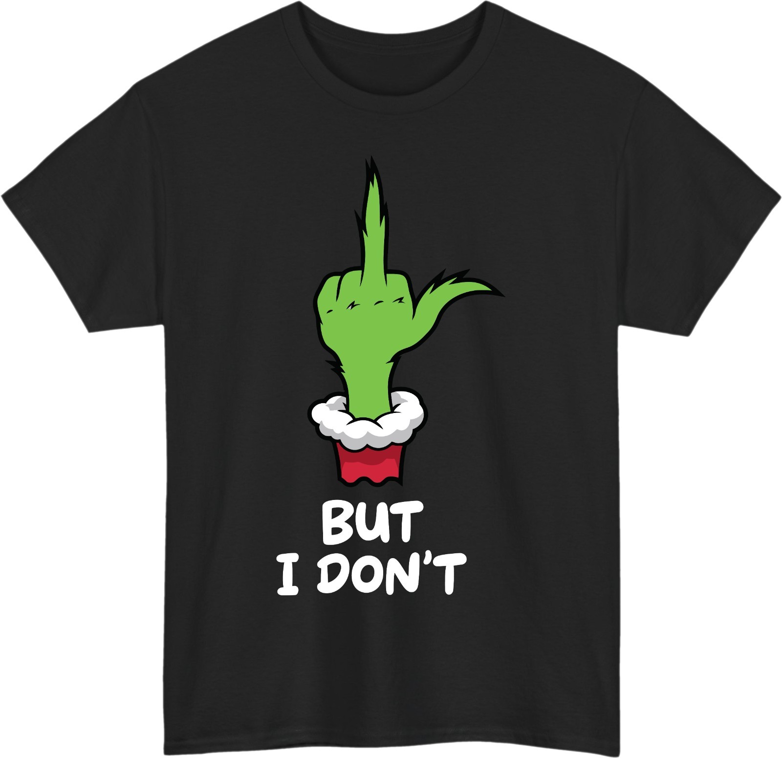 I Love Matching Christmas Shirts But I Dont T-Shirt – Funny Grinch Couple Tee