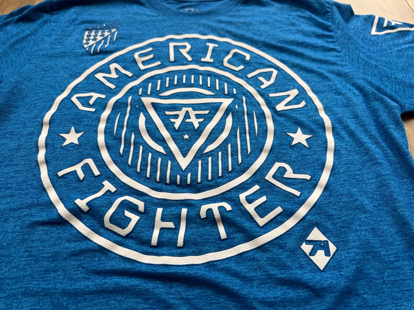American Fighter Premium Athletics Blue 50/50 Cotton Poly Blend T-Shirt Men’s XL