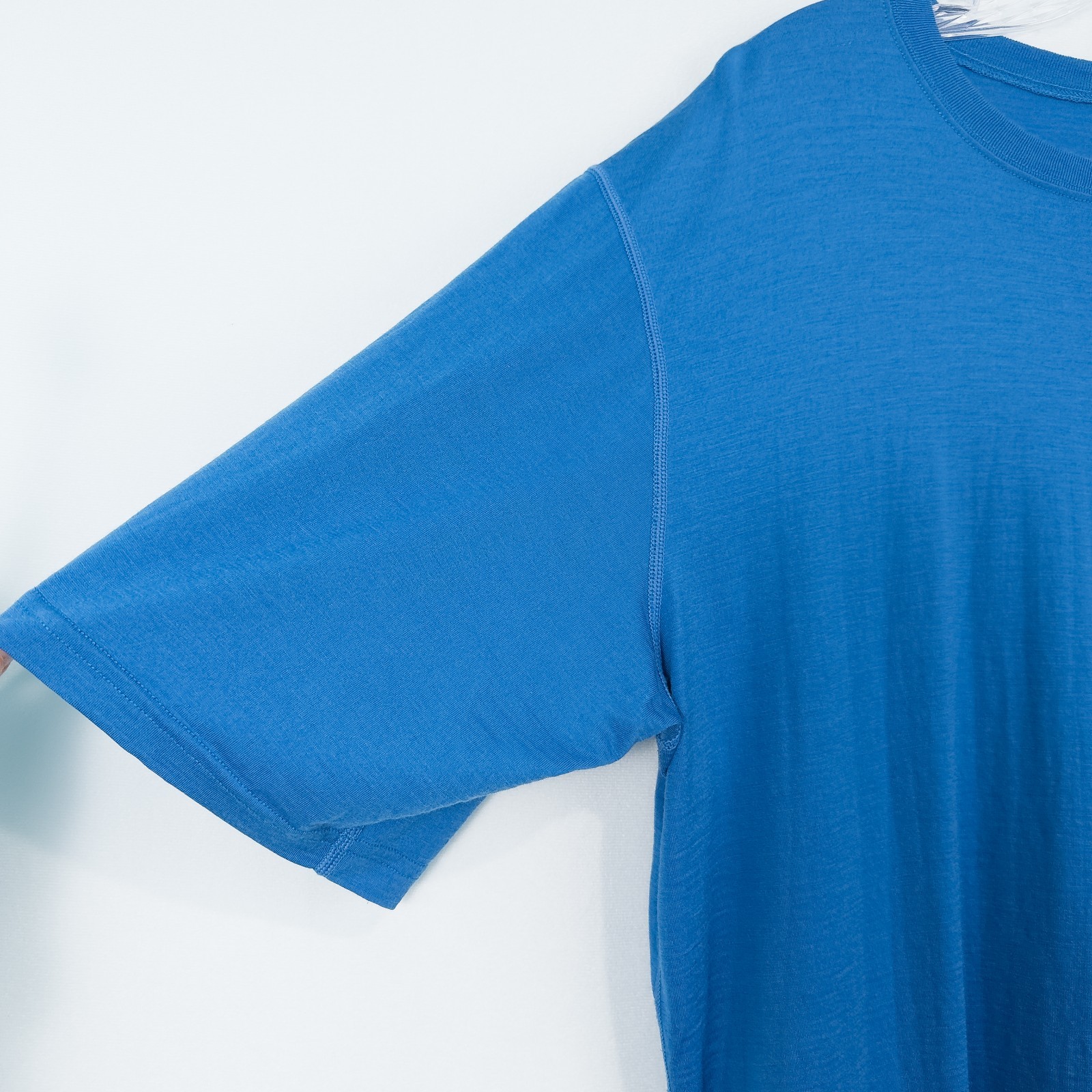 Minus33 Superfine Merino Wool Crew Neck T Shirt Mens XXL Blue Baselayer Hiking