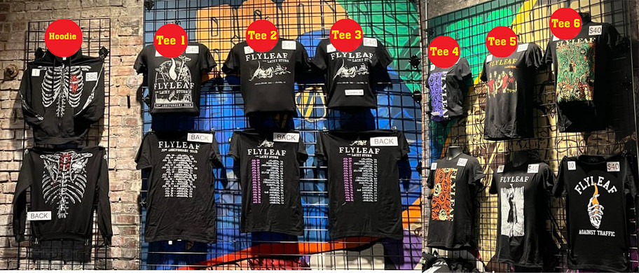 Flyleaf 20th Anniversary Tour 2026 Merch Tee, T-shirt Reprint