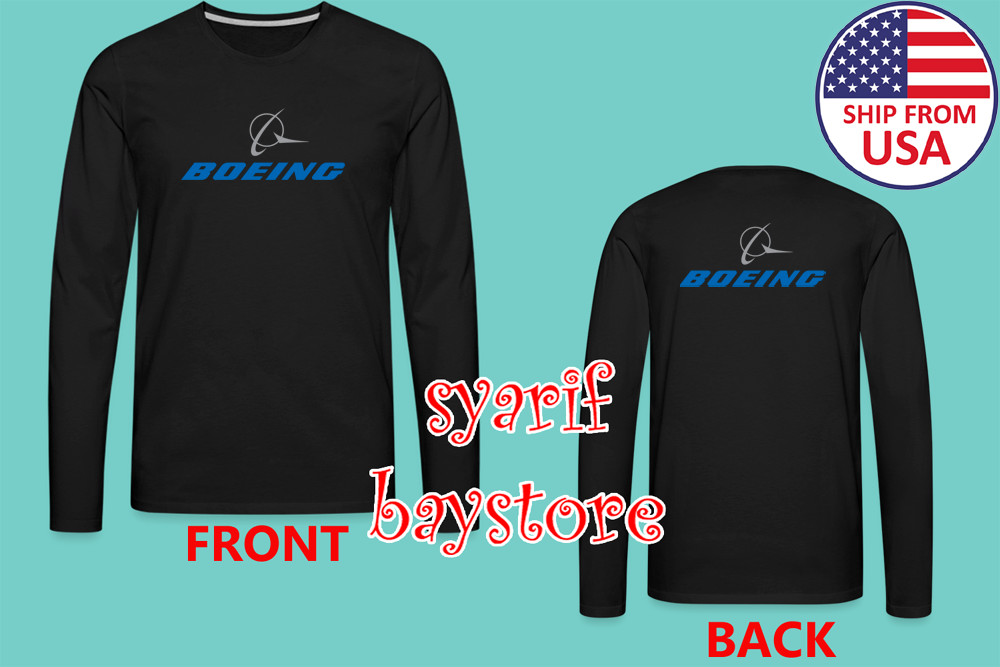 Boeing American Aircraft Airways Men’s Black Size S to 3XL