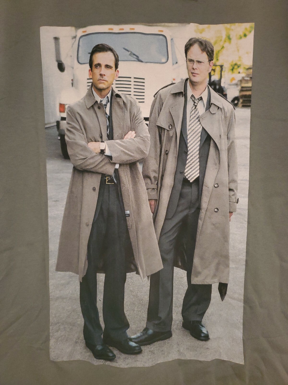 New The Office Michael Scott Dwight Schrute Photo Mens Medium Funny T-shirt