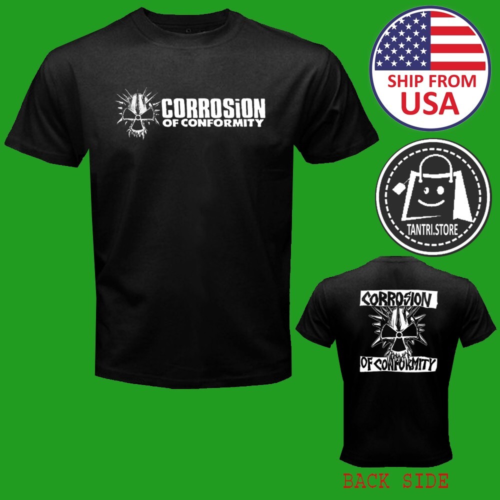 Corrosion Of Conformity Men’s Black Size S to 5XL