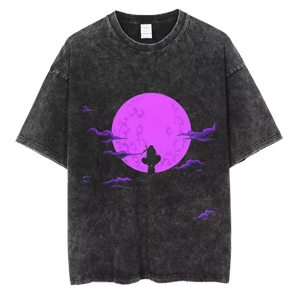 New Hip Hop Vintage T-shirt Men Streetwear Harajuku Japanese Anime 2026 Print Te