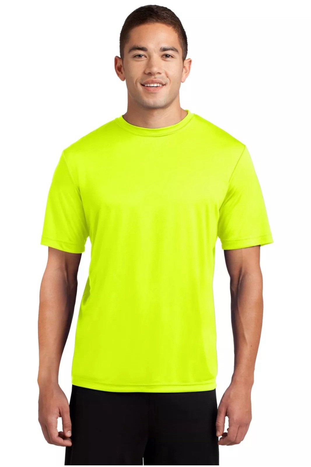 6 Pack-SPORT-TEK Mens Moisture Wicking PosiCharge Workout T-Shirts-ST350 Medium