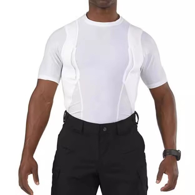 Men’s Concealed Holster Tactical High Stretch T-Shirt