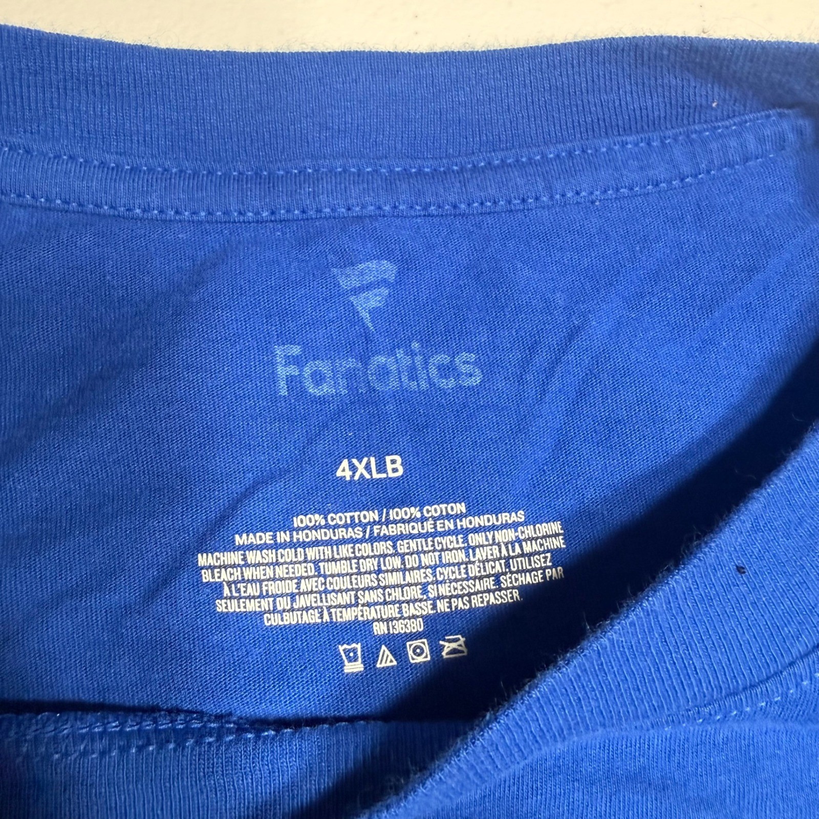 Fanatics Florida Gators NCAA Graphic T-Shirt Blue Cotton Mens 4XLB Big & Tall