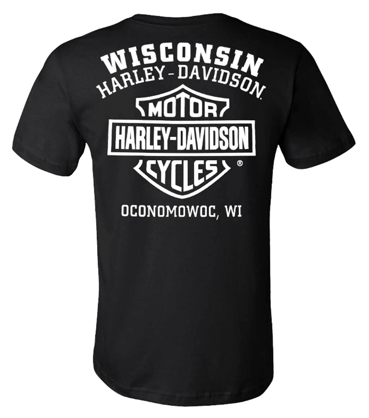 Harley-Davidson Men’s Ragged Willie G Skull Crew-Neck Short Sleeve T-Shirt