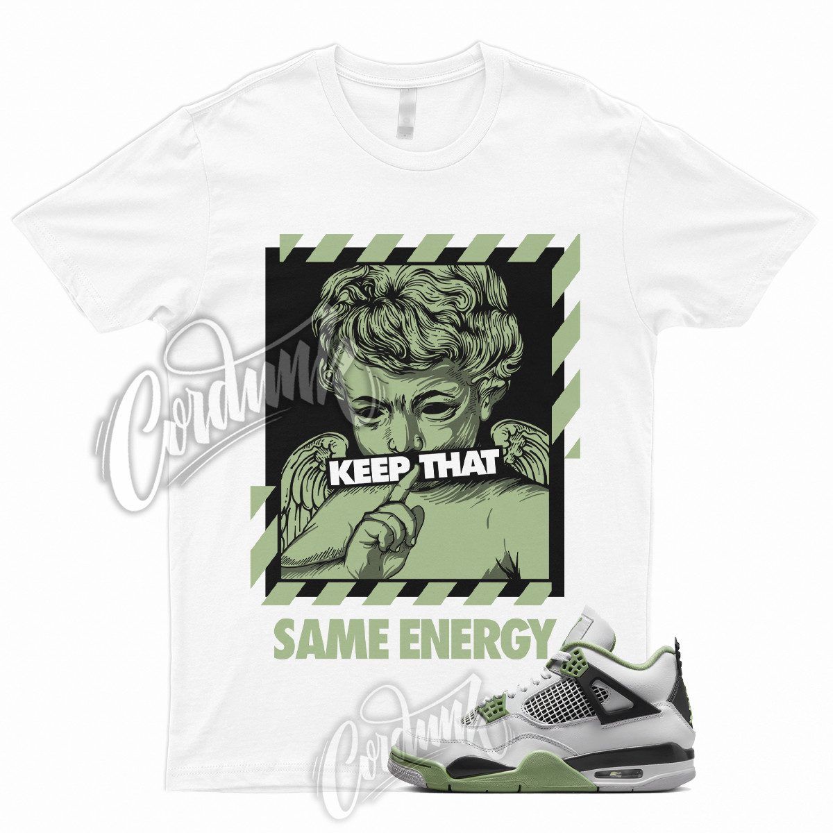 ENERGY Shirt to Match 4 Oil Green Seafoam Dark Ash Neutral Grey Low Flax WMNS 1
