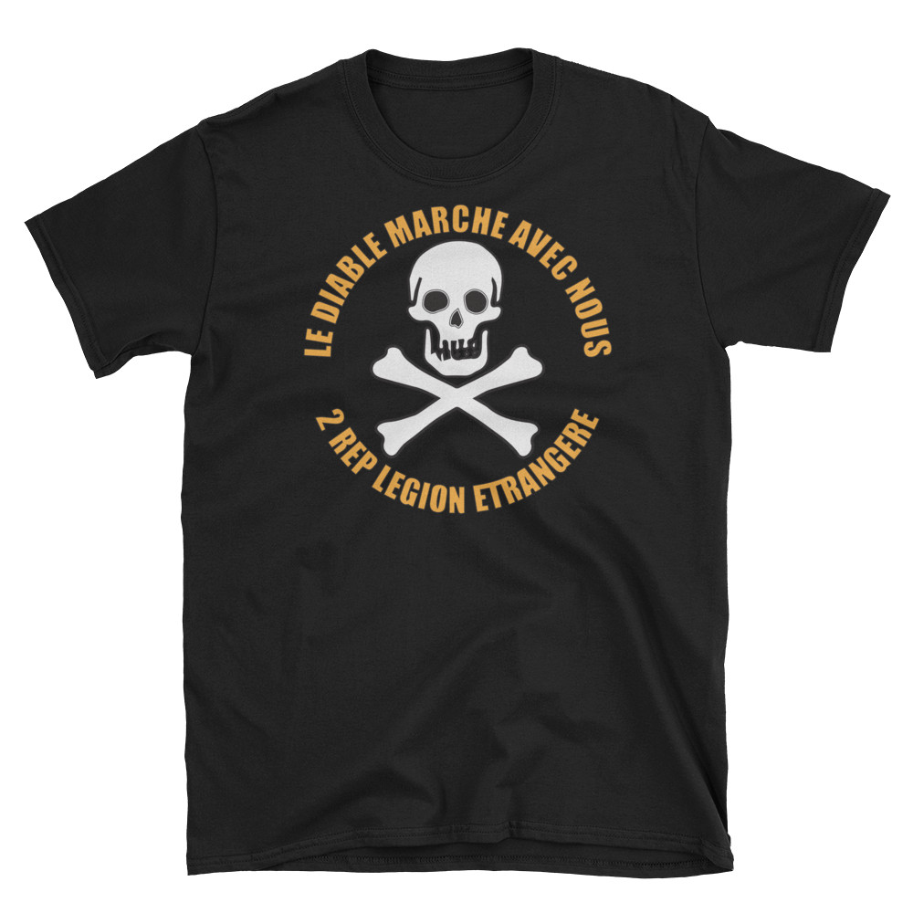 French Foreign Legion 2eme REP Gildan 64000 Unisex Softstyle T-Shirt