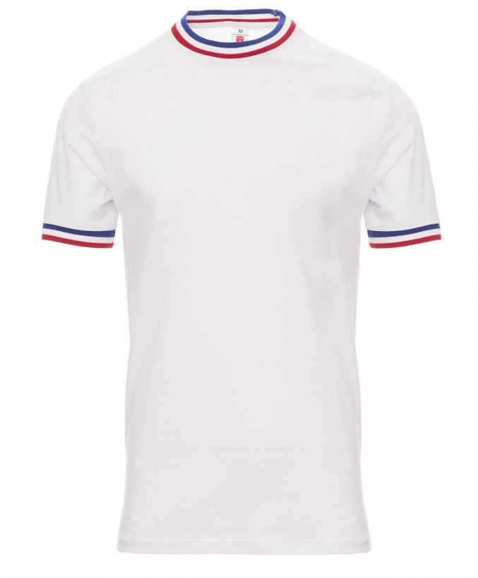 PAYPER FLAG Men’s Cotton Short Sleeve Collar Crewneck T-Shirt