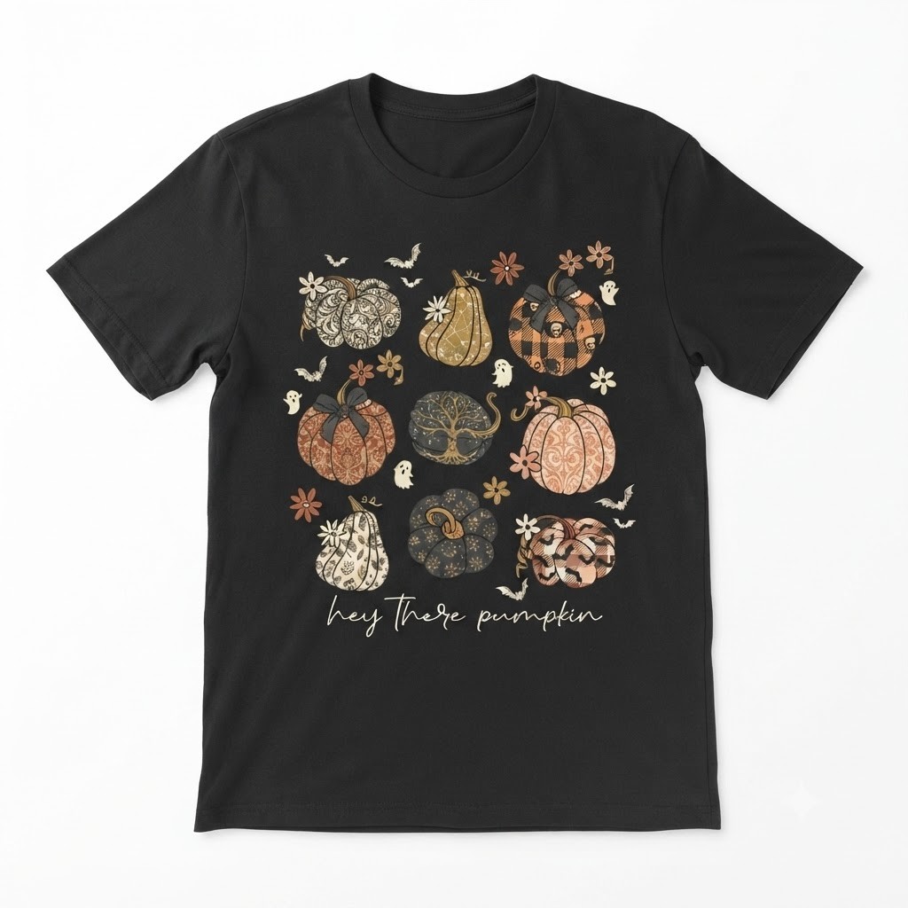 Pumpkin Fall Shirt, Pumpkin T-Shirt, Autumn Fall Shirt, Halloween Shirt