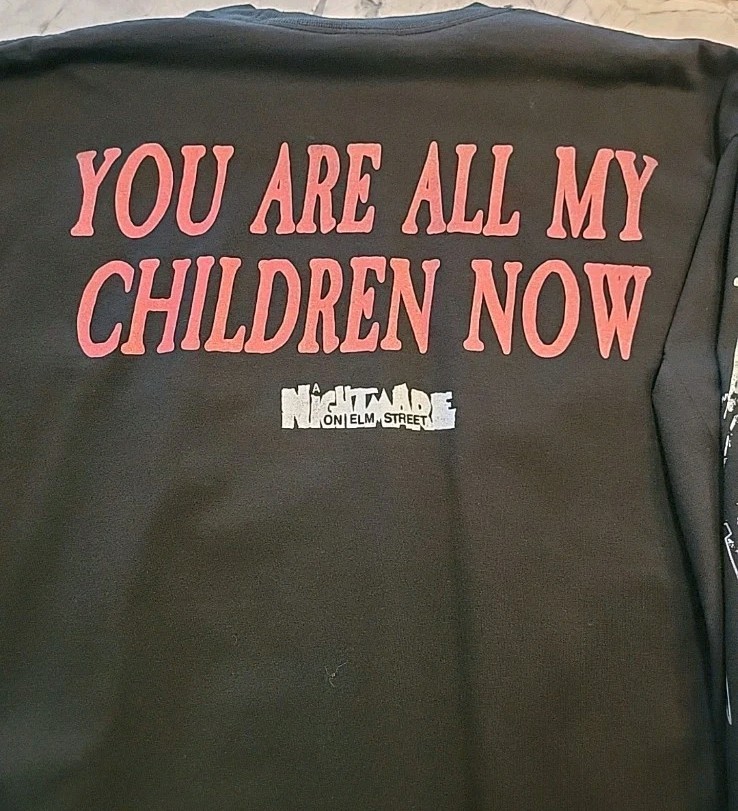 Freddy Krueger Nightmare Elm Street Long Sleeve Shirt Custom Multi-Print Shaka!!