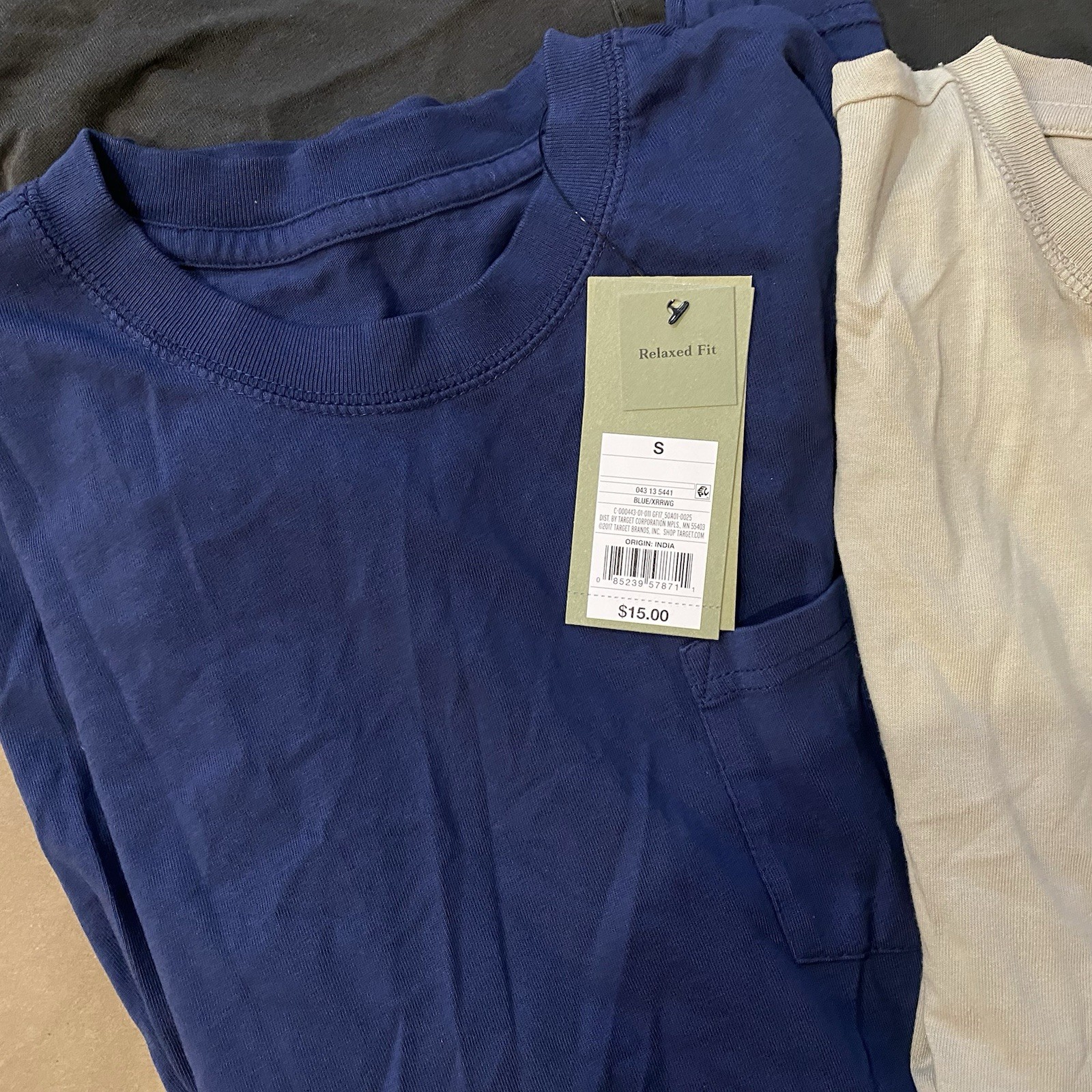 (x4) Goodfellow S Small Short Sleeve Tee Shirt Relaxed Fit Pocket Crew Neck Men
