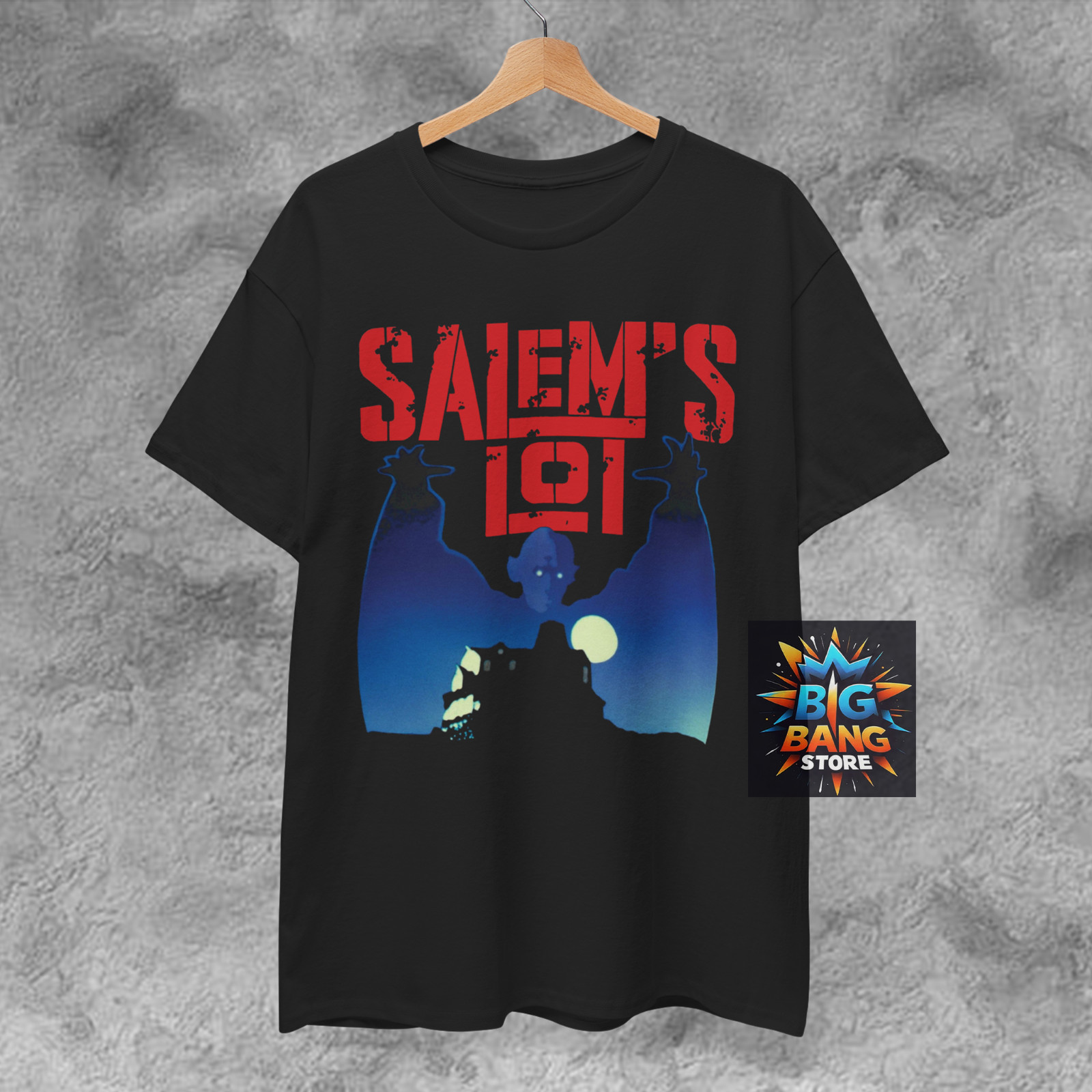 Salems Lot Classic Horror Movie Salems Lot Vampire T-Shirt Tee, Unisex Tee