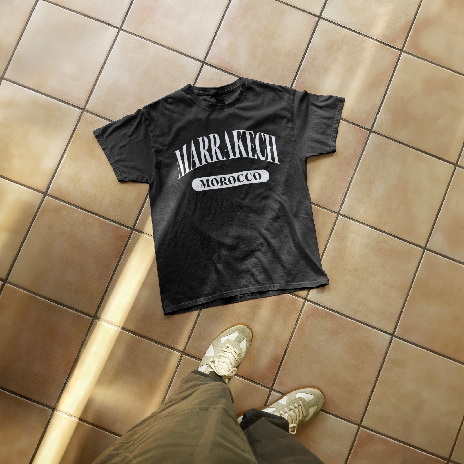 Marrakech Morocco retro vacation souvenir classic tee desert city
