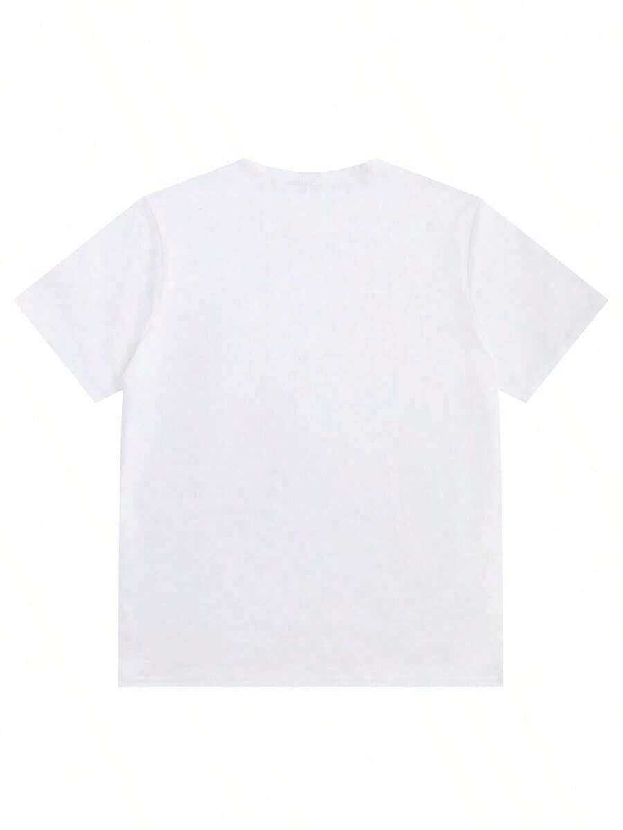 Italian Milan Stripe Men’s Crew Neck Tee Short Sleeve Soft Comfy Plus Size