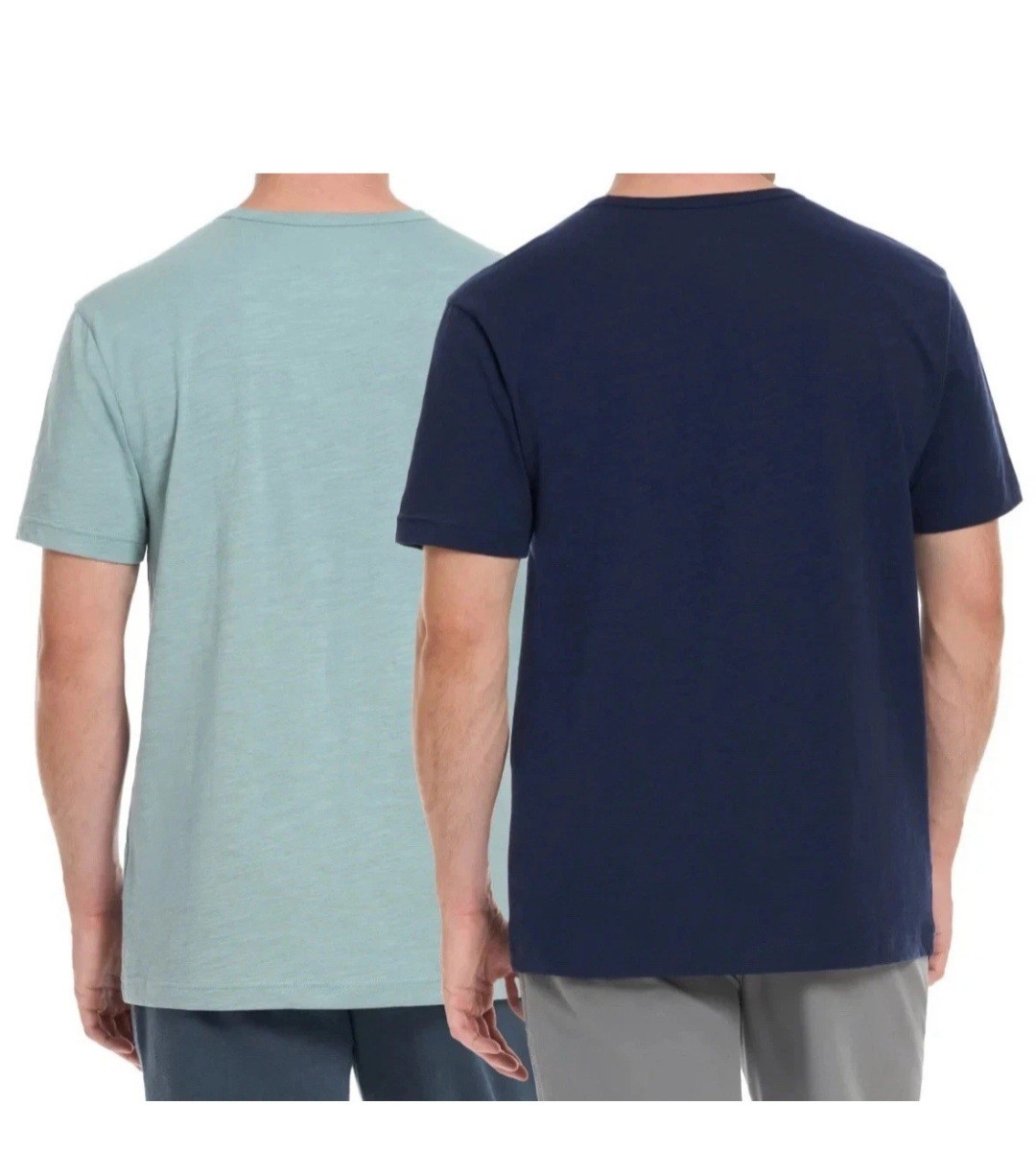 Hurley Men’s Graphic Tee, 2-pack – GREEN/ORANGE Or Blue/ Dark Blue-Pick Size