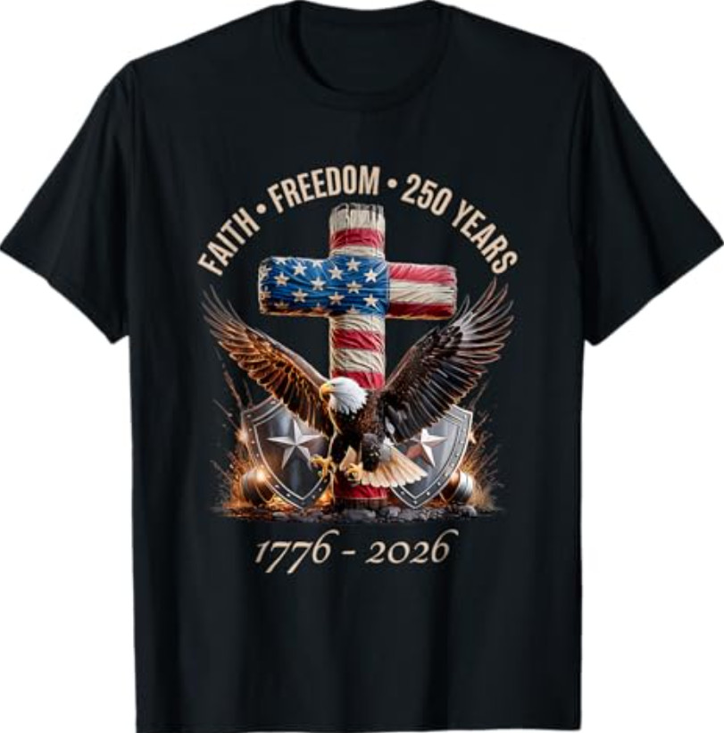 250th Anniversary USA Shirt America Retro 250 Years 1776 2026 Tee T-Shirt