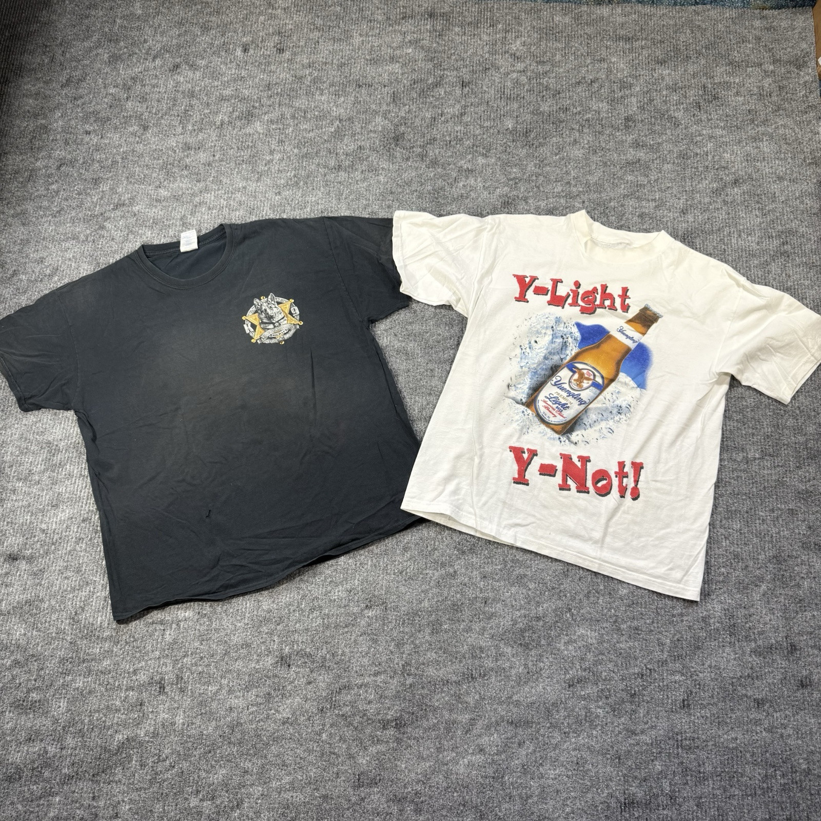 Vtg Graphic shirts Promo Funny Cartoons Sport Destinations Harley Lot Of 12 L/XL