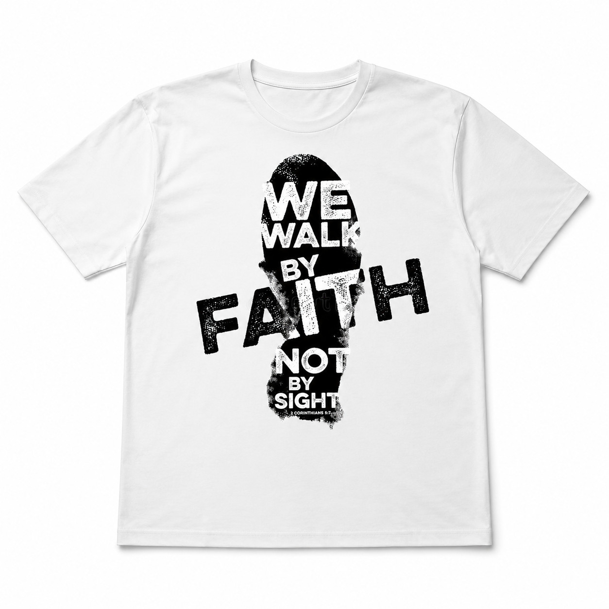 Men’s Christian Graphic Print Casual Crew Neck T-Shirt Streetwear Fashion Tee