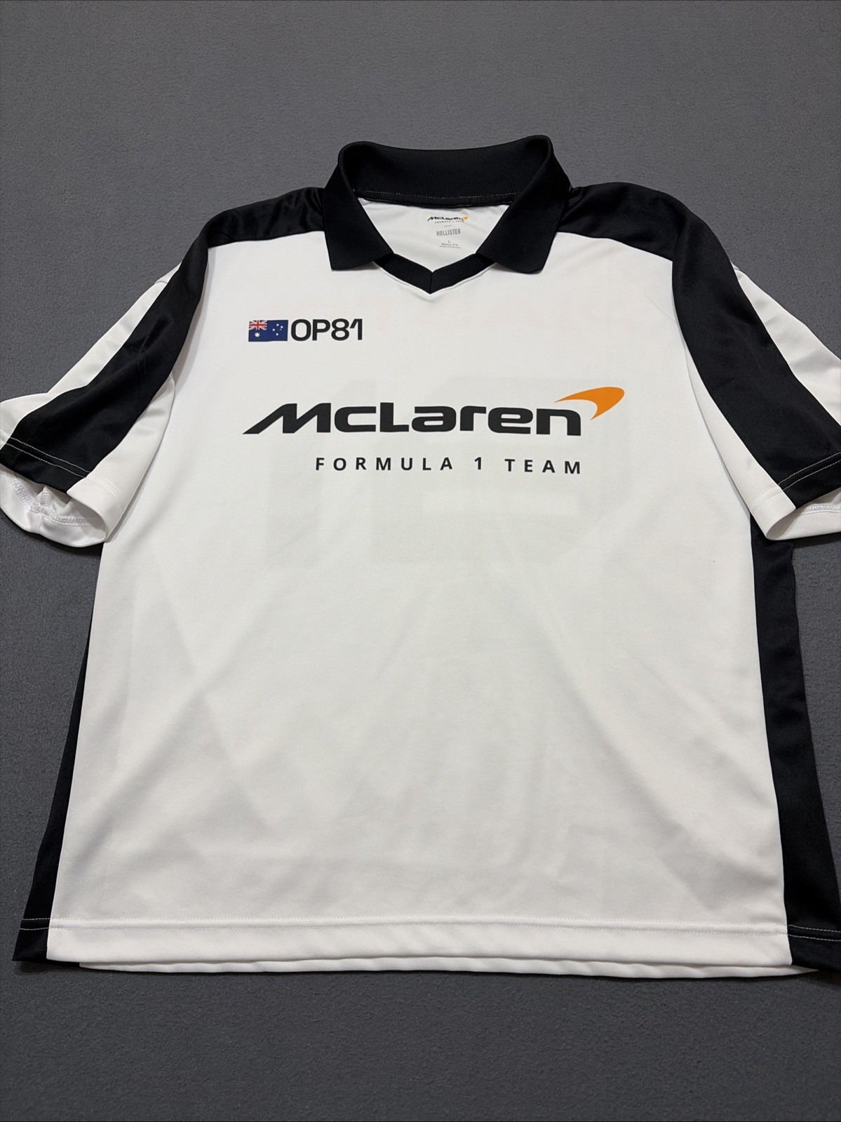 Mclaren Formula 1 Racing Piastri Soccer Jersey Boxy Fit Men’s LG