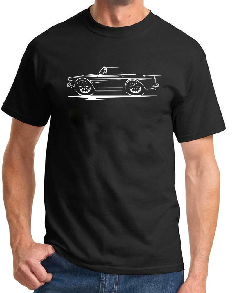 Sunbeam Tiger Convertible Sports Car Redline Design Classic Tshirt NEW