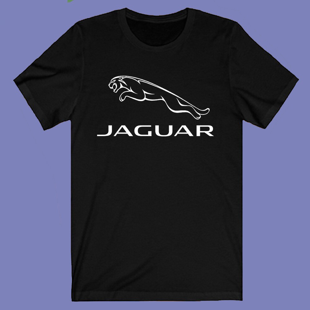 Jaguar Car Racing Automotive Men’s Black T-shirt Size S-3XL