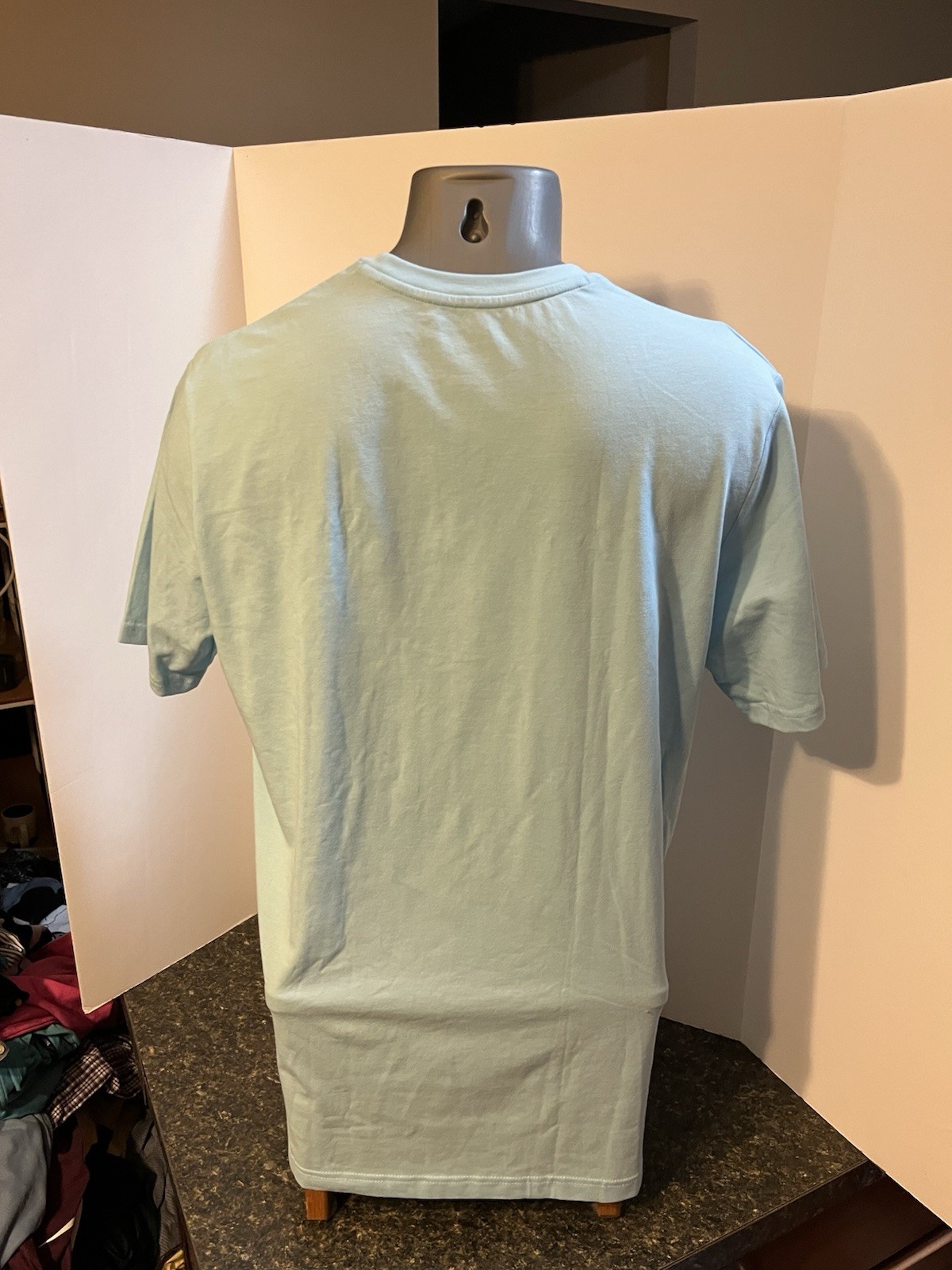 Under Armour Men’s T-Shirt Medium – Light Blue Polyester Cotton Spandex – NWT